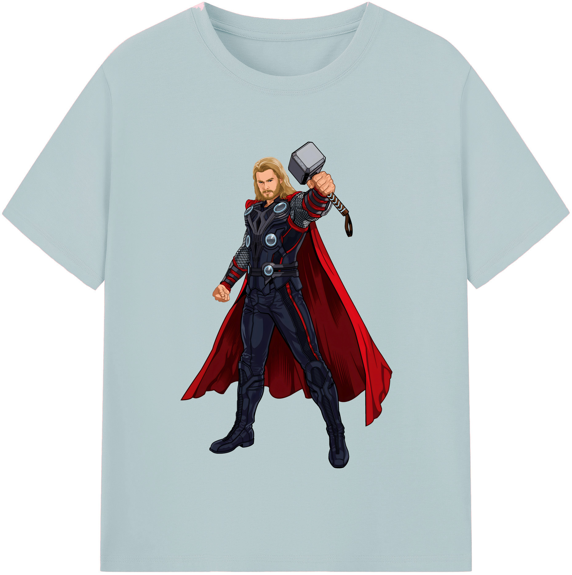 （画像用） アベンジャーズ The Avengers 綿100％半袖Tシャツ（フロントプリント）